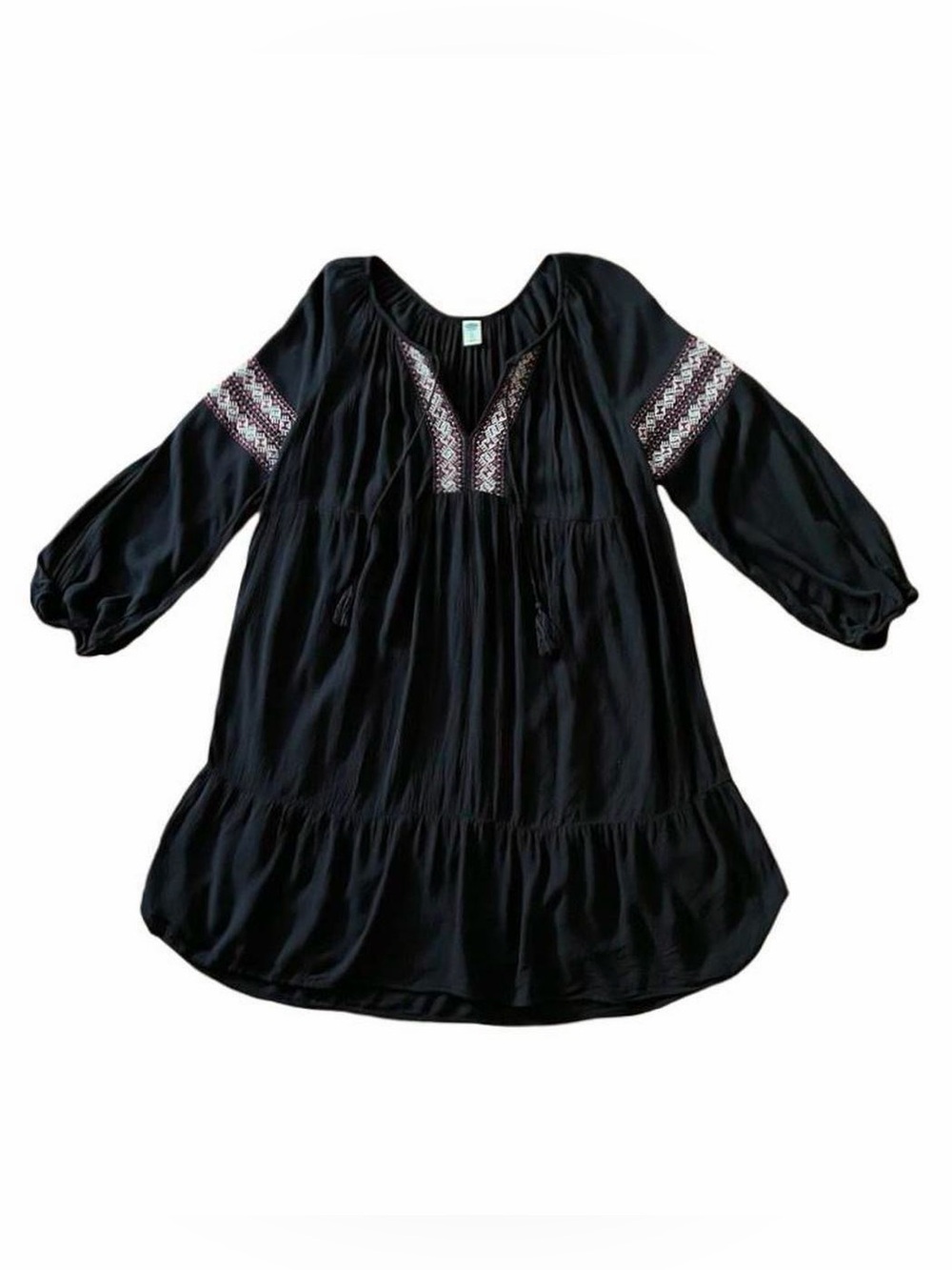 Old Navy Embroidered Boho Folk Mini Dress PL
